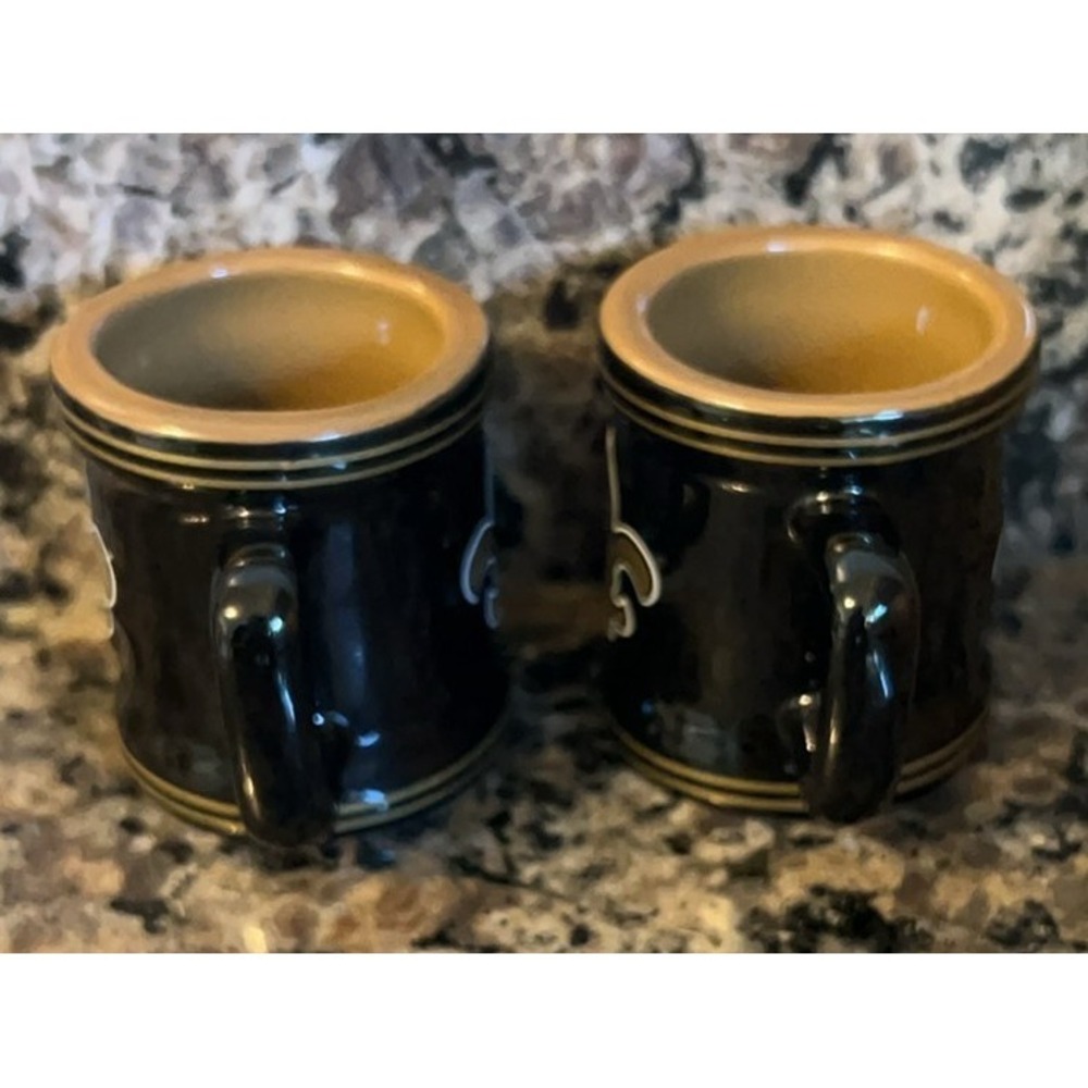 New Orleans Saints Sculptured Mini Mug (Shot Glass) Set of 2 - Picture 3 of 6